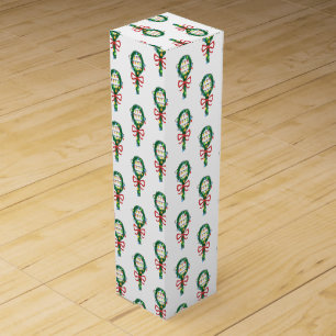 Serving This Christmas Tennis Racket Wreaths Wine Box