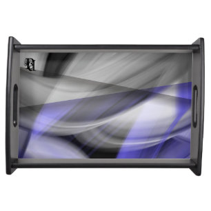 Serving Tray Abstract Home Trend Lavender Violet