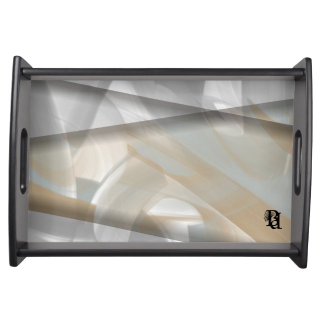 Serving Tray Abstract Home Trend Sandy Tornado (Front)