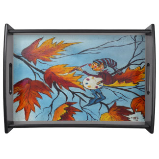 Serving Tray Ann Hayes Painting Pixie Painting