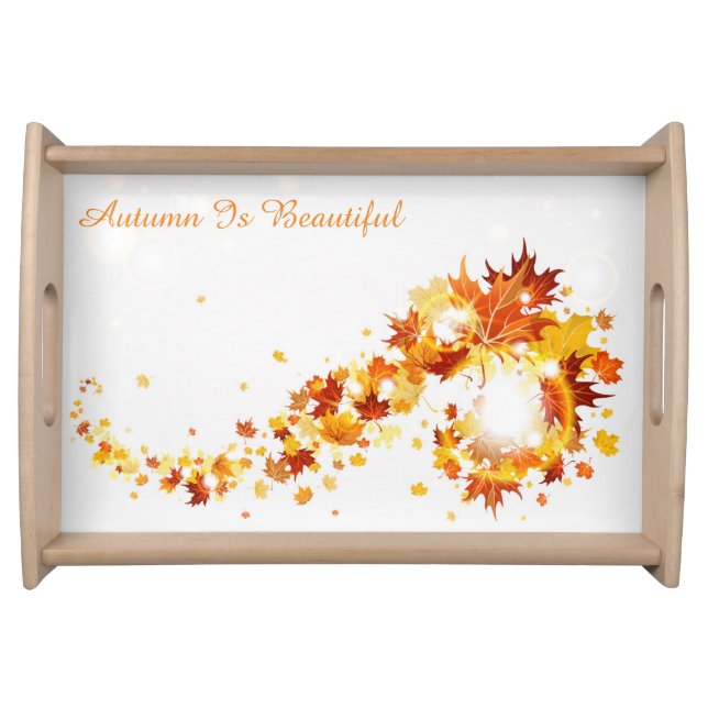 Serving Tray-Autumn Is Beautiful Serving Tray (Front)
