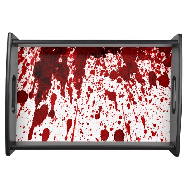 Serving Tray Blood Splatter Vampire Gothic Horror (Front)