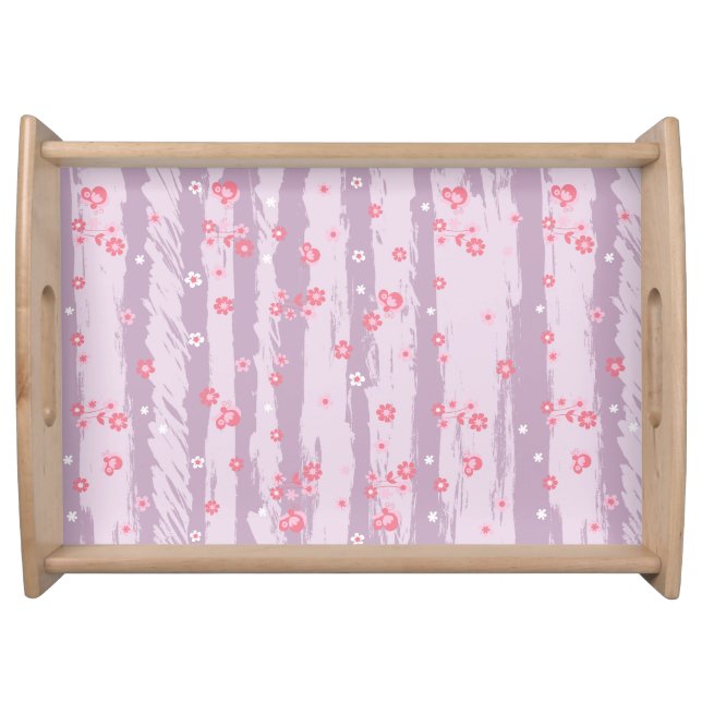 Serving Tray – Butterfly Garden (Front)
