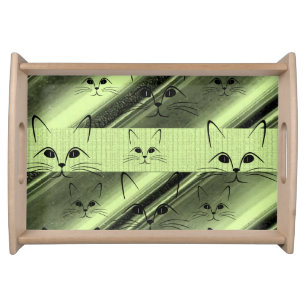 Serving Tray Cats