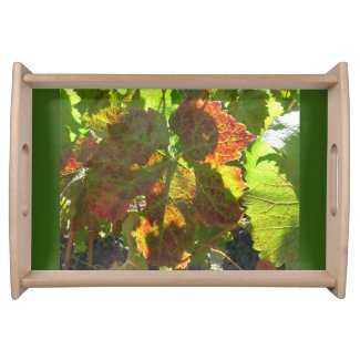 Serving Tray - Grapevine Leaves