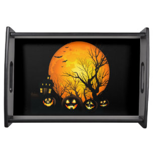 Serving Tray-Halloween Haunting Serving Tray