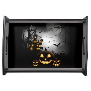 Serving Tray-Halloween Haunting Tray