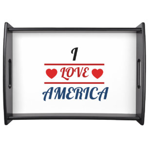 Serving Tray - I Love America