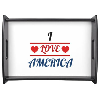Serving Tray - I Love America