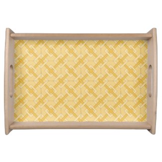 Serving Tray - Interwoven Diamonds
