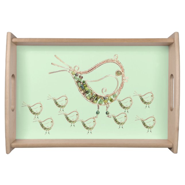 Serving Tray - Mother and Chicks (Front)