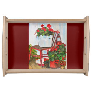 Serving Tray Painting Print