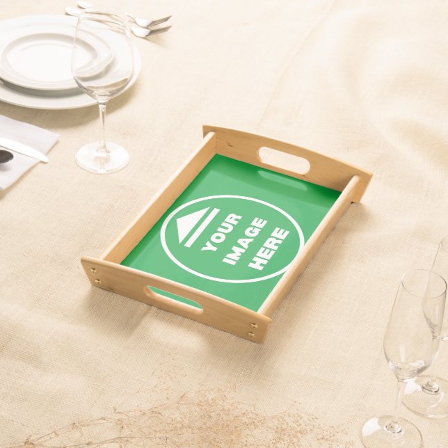 Serving Tray - Personalized - Add Image / Text  (Front)