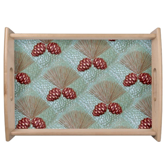 Serving tray Ponderosa Pinecone design (Front)
