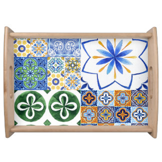 serving tray Portuguese tiles