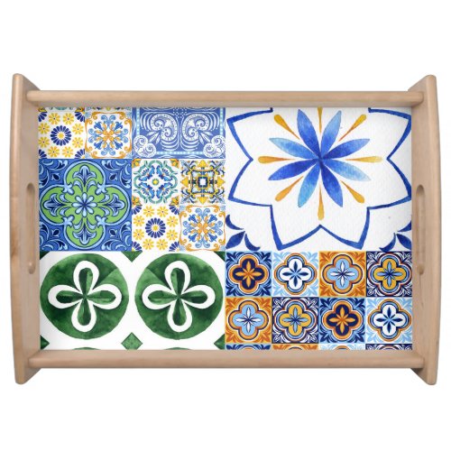 serving tray Portuguese tiles