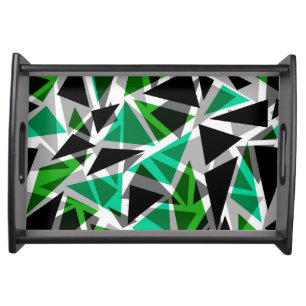 serving tray Seamless geometric triangles shapes p