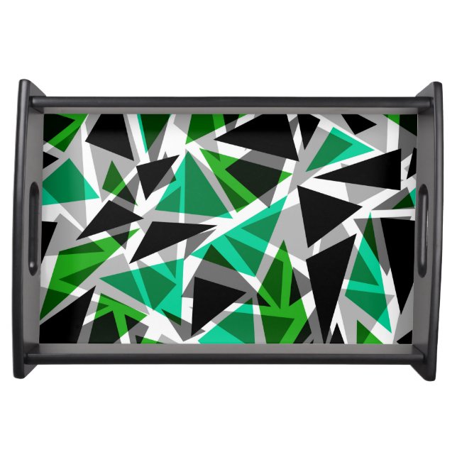 serving tray Seamless geometric triangles shapes p (Front)