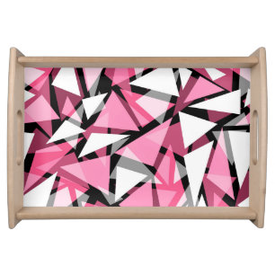 serving tray Seamless geometric triangles shapes p