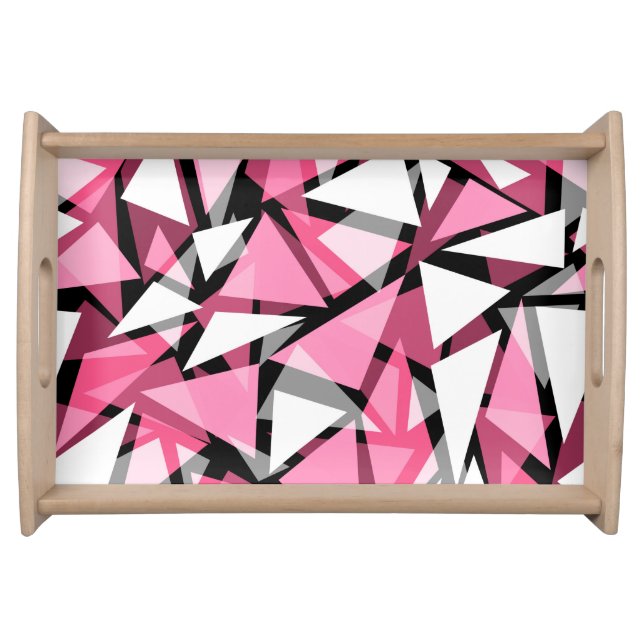 serving tray Seamless geometric triangles shapes p (Front)