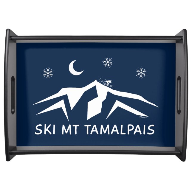 Serving Tray Ski Mt Tamalpais  (Front)