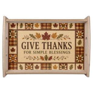 Serving Tray-Thanksgiving Tray