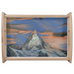 Serving Tray - &quot;The Matterhorn At Sunset&quot;