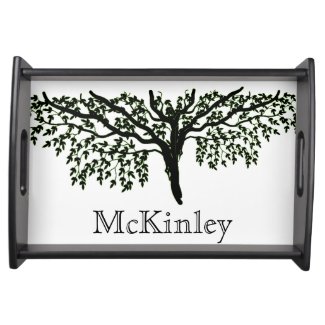 Serving Tray - Tree with name