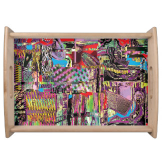 Serving Tray – Urban Fractals