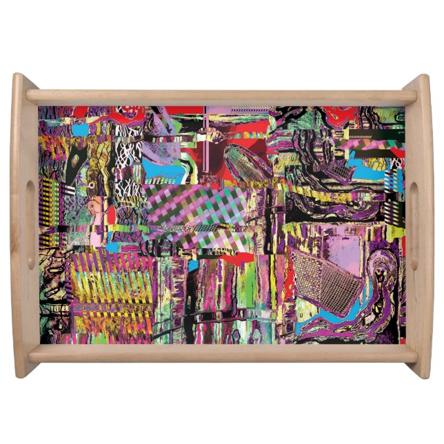 Serving Tray – Urban Fractals (Front)