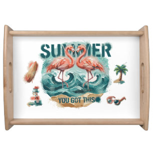 serving tray Vibrant Tropical Summer You Got This