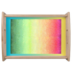 serving tray Vibrant Vision" Graphic Add a Pop of 