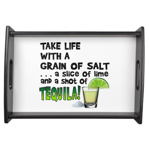 SERVING TRAYS _ LIFE LIME SALT TEQUILA