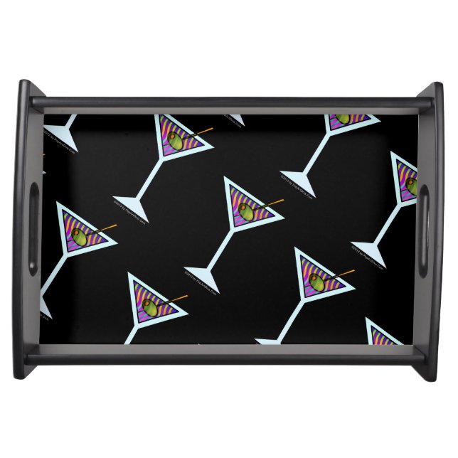 SERVING TRAYS - MARTINI DESIGN (Front)