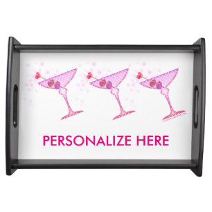 SERVING TRAYS - PINK MARTINI
