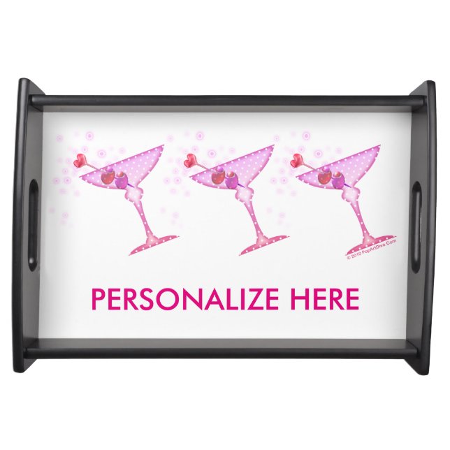 SERVING TRAYS - PINK MARTINI (Front)