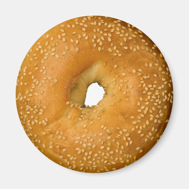 Sesame Bagel Magnet (Front)