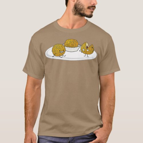 Sesame Balls Jian Dui Dim sum fried Matuan Goma T_Shirt