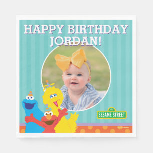 Sesame Pals Birthday Party Napkins