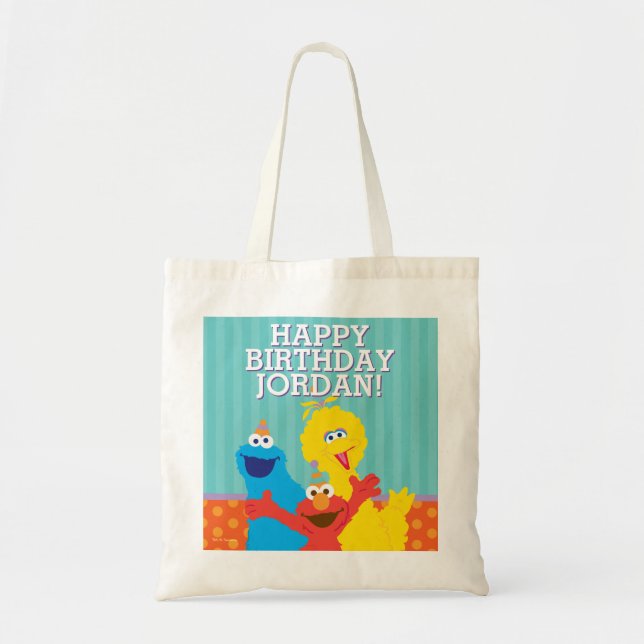 Sesame Pals Birthday Party Tote Bag (Front)