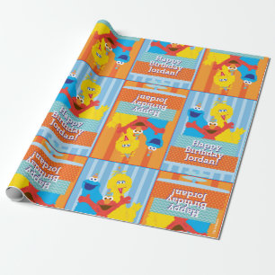 Sesame Pals Birthday Party Wrapping Paper