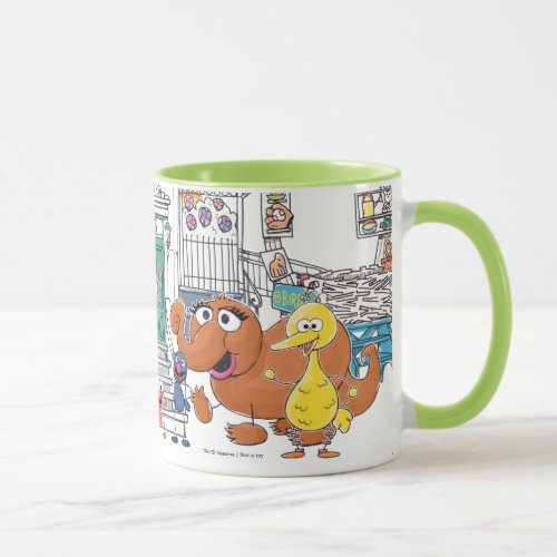 Sesame Pals Doodley Graphic Mug