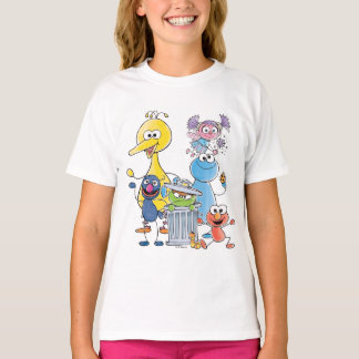 Sesame Pals Doodley Graphic T-Shirt
