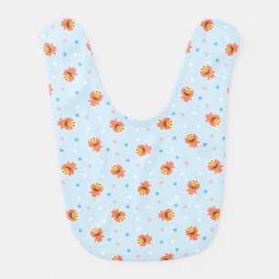 Sesame Pals Elmo Pattern Baby Bib