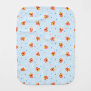 Sesame Pals Elmo Pattern Burp Cloth