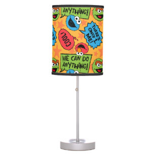 Sesame Pals Positivity Callout Pattern Table Lamp