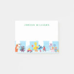 Sesame Pals Walking Along Sesame Street Pattern Post-it Notes