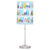 Sesame Pals Walking Along Sesame Street Pattern Table Lamp Sesame Pals Walking Along Sesame Street Pattern Table Lamp
