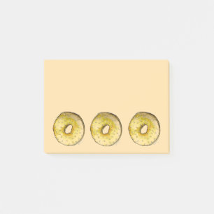Sesame Seed Bagel NYC Bagels Post It Notes