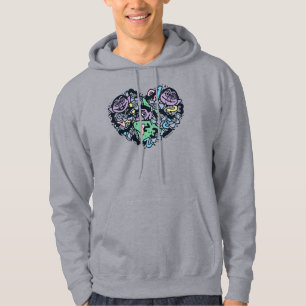 Sesame Sesame Count von Count Doodle Heart Hoodie